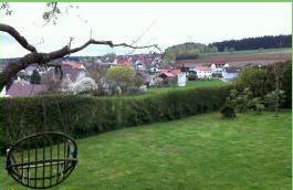 Ausblick ber den Garten