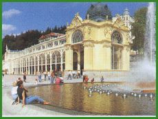 Kurpromenade Marienbad/ Wasserspiele